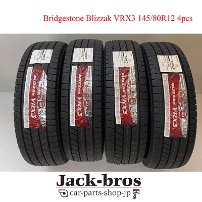 Bridgestone Blizzak VRX3 145/80R12 4pcs NEW Snow Studless Winter tires - Image 1 of 4