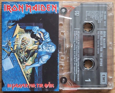 IRON MAIDEN - NO PRAYER FOR THE DYING (EMI TCEMD1017) 1990 UK CASSETTE TAPE - Image 1 of 3