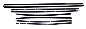 1967-1968 Ford Galaxie 500 2 door hardtop fastback window sweep seals, belt line - Picture 1 of 3
