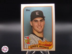 1989 Topps #1 Draft Pick #437 Andy Benes RC NM - Picture 1 of 2