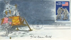 #2419 $2.40 Priority Mail FDC, DORIS GOLD Hand-painted cachet Perfect! - Picture 1 of 1