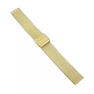 Vollmer Watch Strap Milanese Band Stainless Steel Gold 18 mm 8946CH6 - Picture 1 of 1