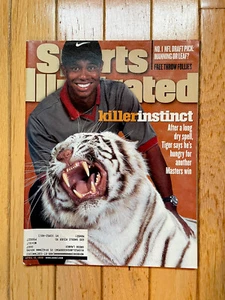 4/13/98 TIGER WOODS Sports Illustrated Killer Instinct EX Condition!! - Picture 1 of 1