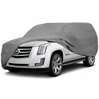 Waterproof 4-Layer SUV Cover Fits Full Size SUVs up to 162" Grey All-Weather
