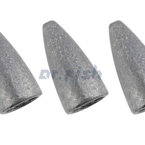 10/50 pz lavandini da pesca proiettile 1/16 oz-3/4 once basso peso piombo verme acqua dolce - Foto 1 di 11