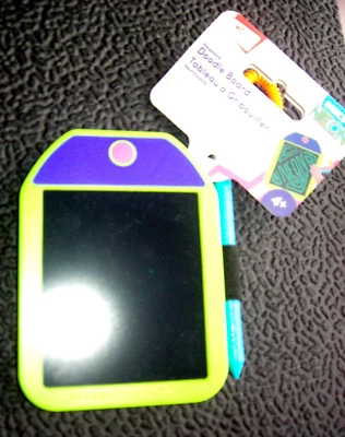Doodle board e writter purple green + New Jot Pocket Boogie Board eWriter Blue - Image 1 of 2