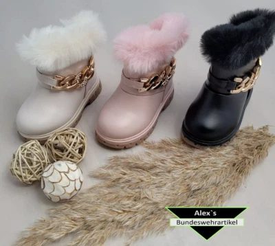 Kinderschuhe Stiefel Winterstiefel Winterschuhe Thermo Boots Gr. 20-25 Neu 801 - Bild 1 von 2