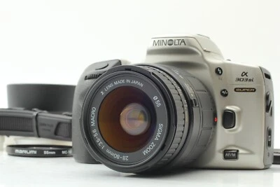🚀🎁《MINT》Minolta α303si Super Alpha Maxxum Dynax Camera /Zoom Lens From JAPAN✈✈ - Image 1 of 4