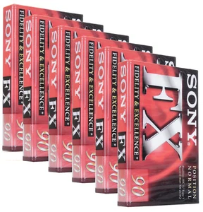 Sony FX 90 Lot 6 Cassettes Audio Neuf sous blister (Réf#X-310) - Photo 1/2