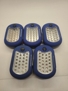 5 Harbor Freight Portable Work light/Flashlight W/Hook & Magnetic Hanger Camping