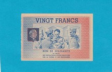 Bon de solidarité - 20 Francs - 1941