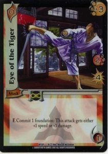 UFS CCG Foundation Eye of the Tiger Foil Promo MINT - Picture 1 of 1