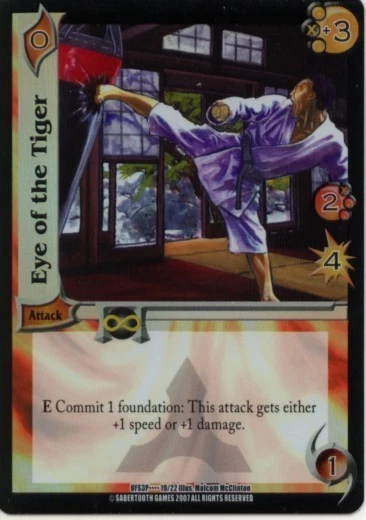 UFS CCG Foundation Eye of the Tiger Foil Promo MINT - Image 1 of 1
