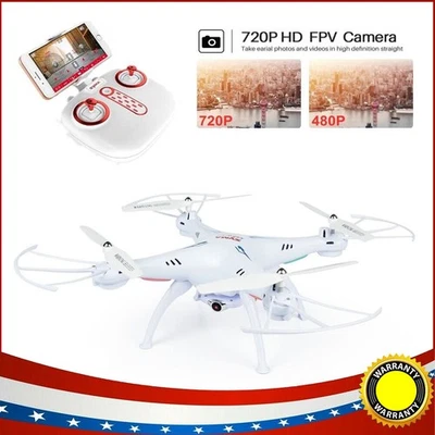 Cuadricóptero Syma X5SW-V3 RC HD FPV WIFI 3D Abatible RC Carreras Drone RTF Regalo Foto 1 de 4