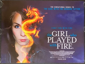THE GIRL WHO PLAYED WITH FIRE 2009 Original Cinema UK Quad Movie POSTER ROLLED - Picture 1 of 9