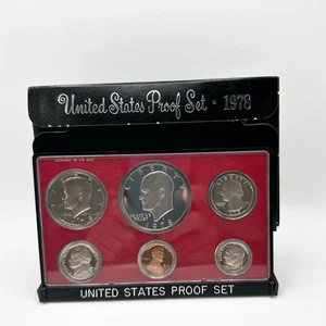 1978 S U.S. Proof Set Original Neuwertig Etui Spiegeloptik Vintage Geschenk - Bild 1 von 3