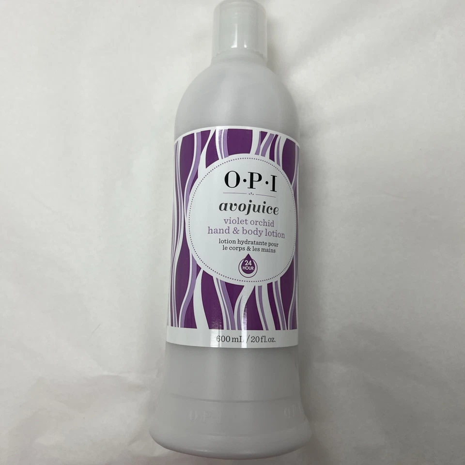 NUEVA LOCIÓN PARA MANOS Y CUERPO OPI Avojuice violeta orquídea 20 fl oz/600 ml O.P.I. Foto 1 de 2