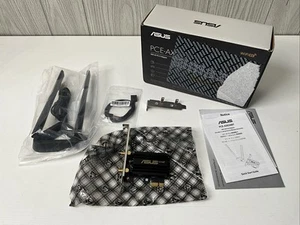 ASUS PCE-AXE58BT - WiFi 6E + Bluetooth 5.2 PCI-E Erweiterungskarte unterstützt die - Bild 1 von 13