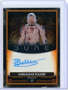 2024 Topps Chrome Dune PAUL BULLION as SARDAUKAR SOLDIER Autograph AUTO A-PB - Picture 1 of 2