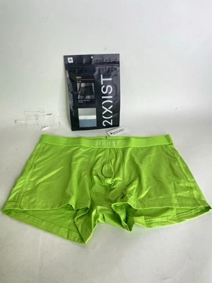 Calzoncillos boxer 2xist Sexy Sliq tiro ultra bajo baúl verde jazmín para hombre talla S Foto 1 de 4