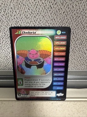 DBZ CCG DRAGON BALL Z DODORIA LV1 #109 IN FLIGHT L2 #110 & DODORIA LV1 #38 FOILS - Image 1 of 4