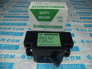 Interruptor de protección 1 pieza nuevo SHINOHAWA ZN-58 2P2E 15A ZN.58 - Imagen 1 de 2
