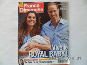 FRANCE DIMANCHE N°3491 26 juillet 2013 ROYAL BABY F55 - Imagen 1 de 1