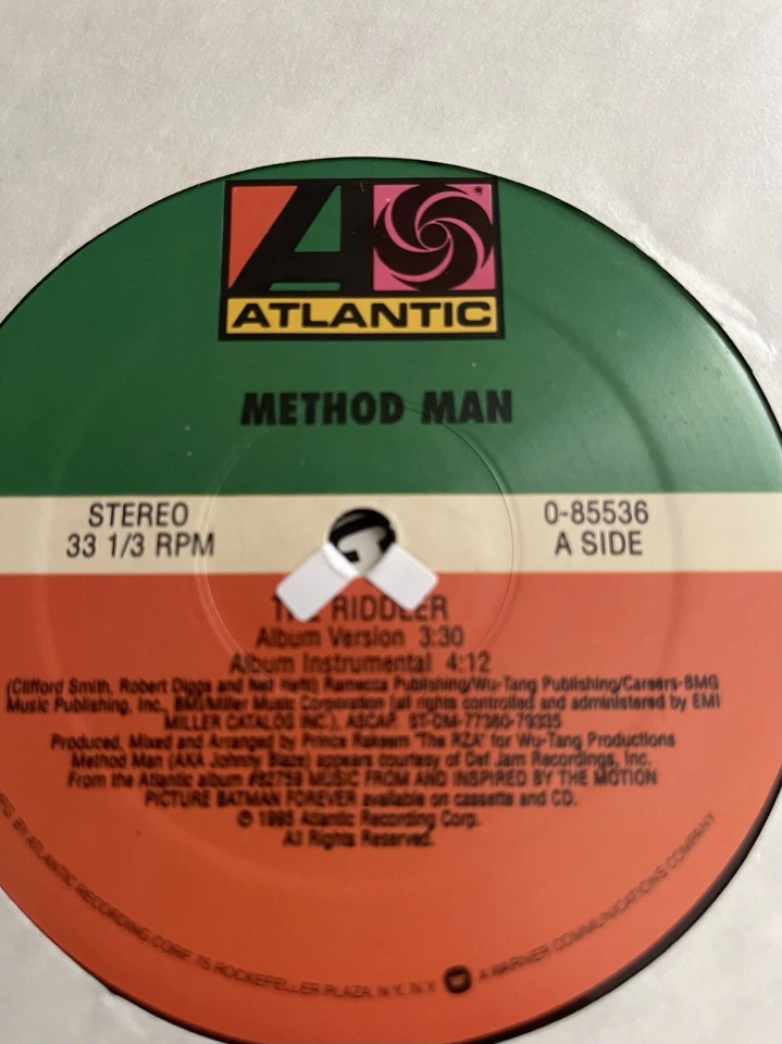 Method Man - The Riddler G+ Scratches - $4.99 Warehouse BINS - READ DESCRIPTION Foto 1 de 1