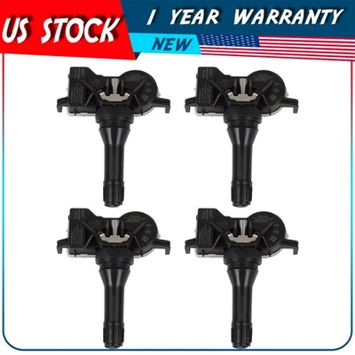 Sensor de presión de neumáticos 4 piezas 433 MHZ para Nissan Rogue Altima 16-20 TPMS 407004CB0B Foto 1 de 4