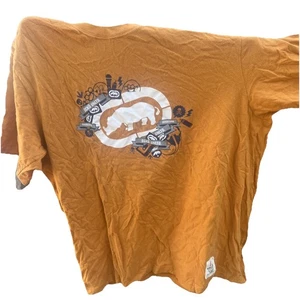 Ecko naranja vintage para hombre Unltd. Camiseta Big Rhino Classic Logo XL - Imagen 1 de 4