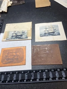 111 Art Etching ENGRAVING COPPER 2 Plates HULTON ARCHIVE CUTTY SARK BOAT SHIP - Picture 1 of 16