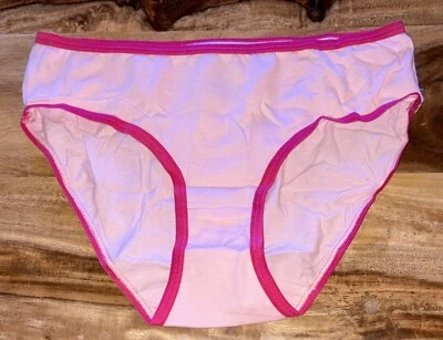Sonoma Girl Life Style 14 Vintage Y2K Pink SO SOFT Cotton Bikini Panty Underwear - Image 1 of 4