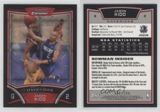 2008-09 Bowman Draft Picks & Stars Chrome X-Fractor /299 Jason Kidd #2 HOF