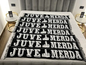 Sciarpa Anti Juve Calcio Ultrà Sport Curva Tifosi Sport Serie a Football Ultras - Foto 1 di 7