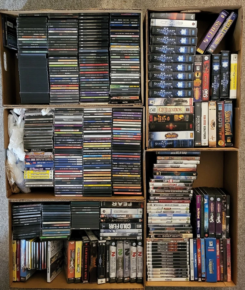 HUGE Lot of PC GAMES - Classics, Vintage, Rare, Boxed, Modern - U PICK - Image 1 of 1