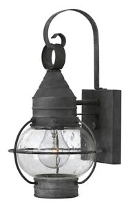 Hinkley Lighting 2206 Cape Cod 14" Tall Outdoor Wall Sconce - Aged Zinc