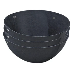 3pcs Fabric Non-Woven Flower Hanging Baskets Liner Planter Replacement Liners - Picture 1 of 14