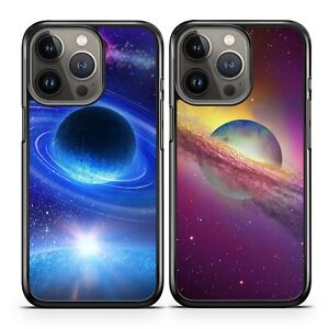 Elegant Planet Saturn Milky Way Galaxy Space Phone Case Cover