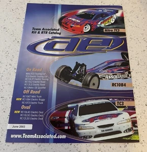 2003 Team Associated Kit & RTR Catalog - 18T RC10GT B4 T3 TC3 NTC3 RC10DS - Picture 1 of 2