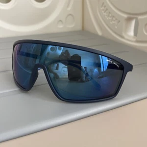 ARMANI EXCHANGE AX4137SU 818155 Matte Blue Mirror Blue 35 mm Men's Sunglasses - Picture 1 of 4
