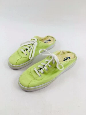 Zapato Keds Para Mujer Talla 7.5 EE. UU. Verde Con Cordones Moda Tenis Tela Sin Cordones Foto 1 de 4