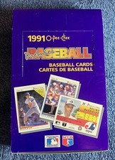 1991 O-Pee-Chee Premier Baseball Wax Box 36 ct.