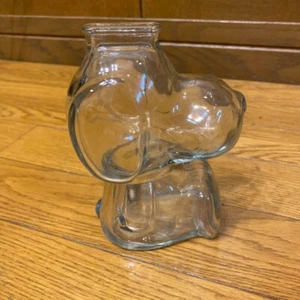 Anchor Hocking Snoopy Vintage Bank Glass Piggy Bank kawaii - Picture 1 of 8