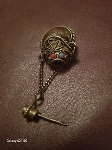 vintage chinese tibetan snuff perfume bottle pendant - Picture 1 of 9