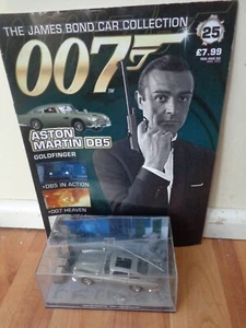 1/43 JAMES BOND 007 CAR COLLECTION - ASTON MARTIN DB5 GOLDFINGER #25 - Picture 1 of 2
