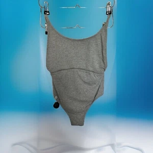 Free People Movement Rhythm Bodysuit Women's Small Bodysuit Gray. Pre Owned - Picture 1 of 8