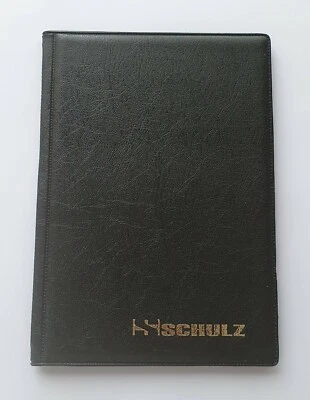 Coin Album 96 Spaces for 50p £1 £2 Collection Holder Schulz Folder Book Black - Image 1 of 4