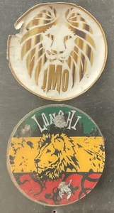 (2) Calcomanía de pomo de bate usada para juego - León - béisbol MLB - Imagen 1 de 2