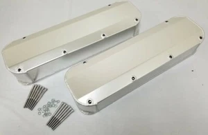 Cubiertas de válvula sin orificio de aluminio fabricadas para Big Block Ford 429 460 BBF - Imagen 1 de 2
