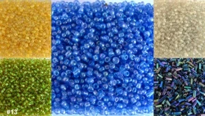 250g Glass Seed Beads Size 11/0 - 5 Colors 50g Each Color (13) - Imagen 1 de 8